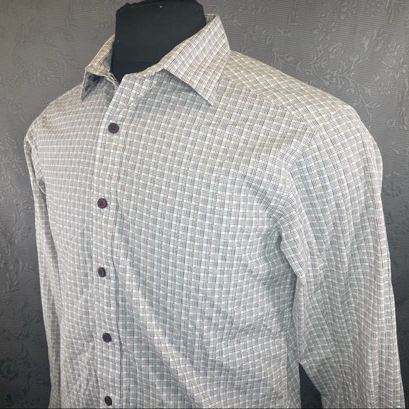 Robert Graham Multicolored Check Button Up - Picture 3 of 12